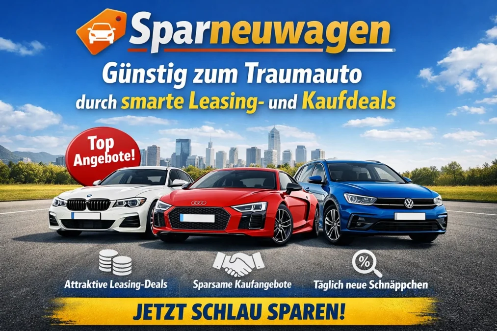 Sparneuwagen Sparneuwagen: Günstig zum Traumauto durch smarte Leasing- und Kaufdeals