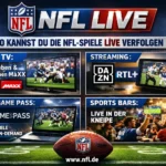 NFL Live: So kannst du die NFL-Spiele live verfolgen