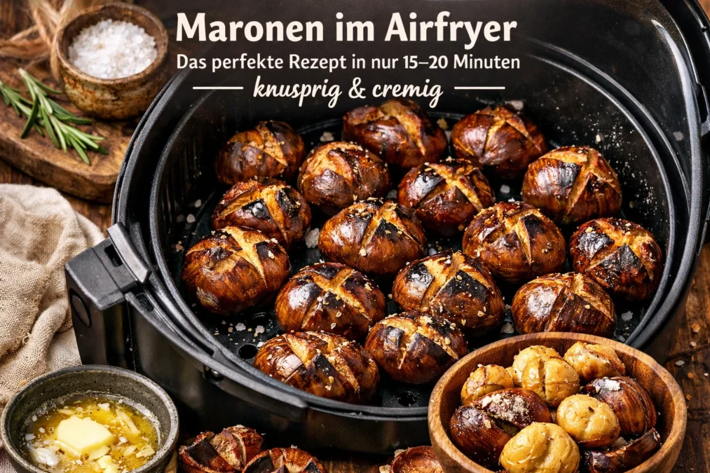 Maronen im Airfryer Maronen im Airfryer: Das perfekte Rezept in nur 15–20 Minuten – knusprig & cremig