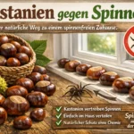 Kastanien gegen Spinnen: Der natürliche Weg zu einem spinnenfreien Zuhause