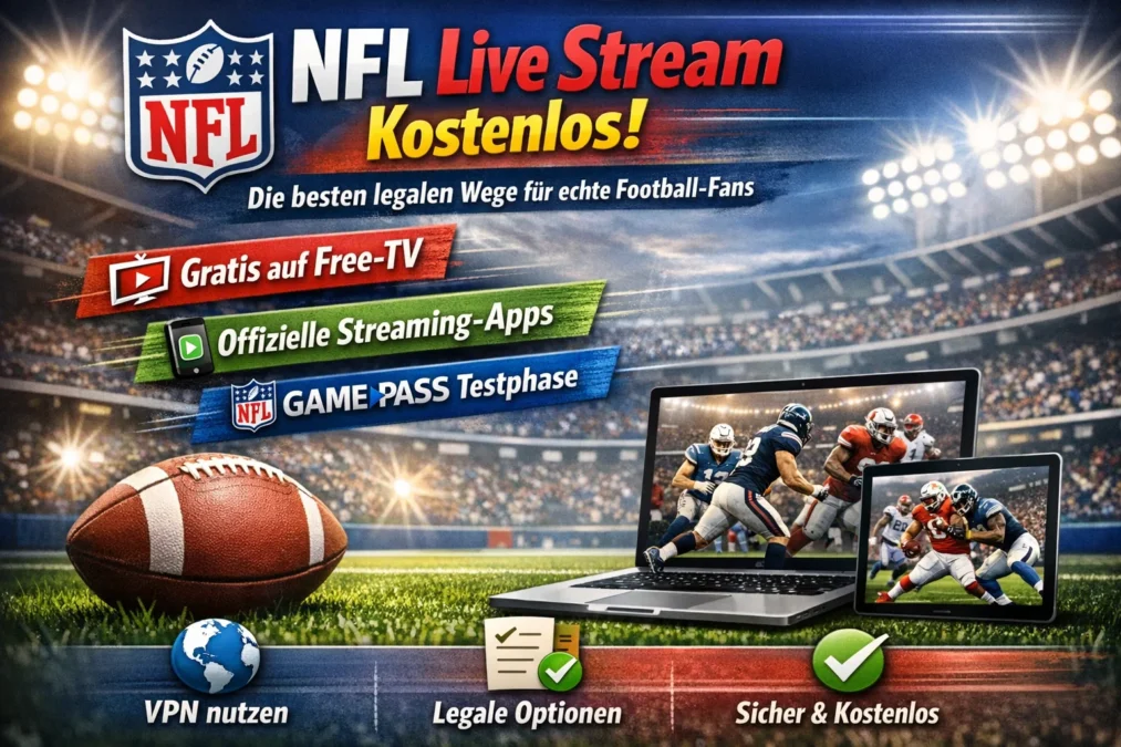 NFL Live Stream Kostenlos: Die besten legalen Wege für echte Football-Fans
